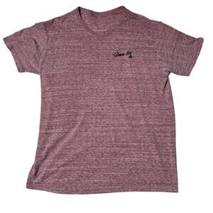 Active Red & White Textured “Since 89” Embroidered Tee – Small